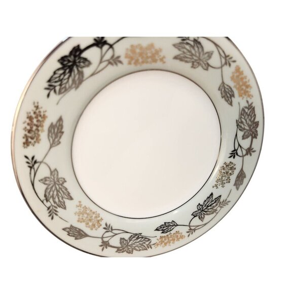 Noritake China Garland Bread & Butter Plates Set Of 2 Japan 5487 6.25" Floral De - Picture 5 of 9